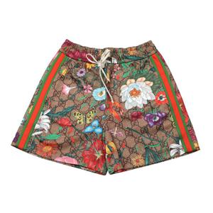 (명품) 구찌 GG 플로라 프린트 반바지 605473