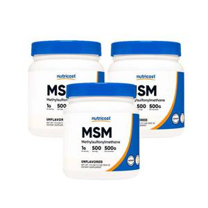 3개X  뉴트리코스트  퓨어  MSM  파우더  500g
