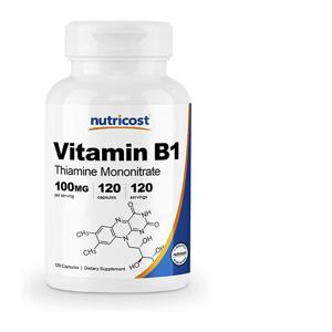 6개X  뉴트리코스트  비타민  B1  티아민  100mg  120캡슐