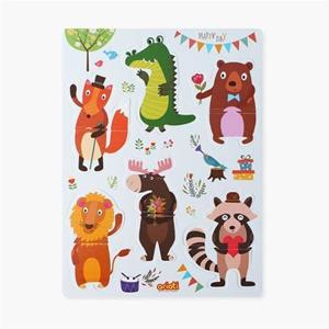 (아리아띠) 두조각 자석퍼즐 OPP 동물 문구 사무용품