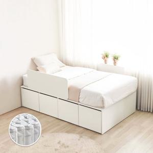 동서가구 엘르 SS 벙커침대+가드+독립매트리스 DF922199