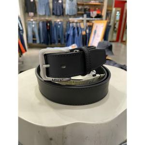 [리바이스]MARIO남성 스티치 버클 소가죽 벨트 블랙(38019-0356)