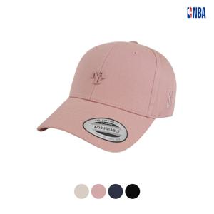 [엔비에이]공용 심플 로고 메탈 장식 포인트 하드 볼캡 모자 N245AP471P