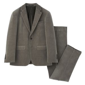 [맨잇슈트]맨잇슈트 베이지 코듀로이 면 스트레치 골덴 셋업재킷 정장