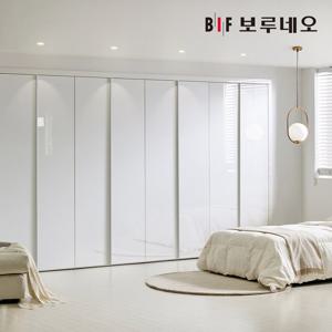 보루네오 샤인 여닫이 붙박이장 270cm 9자