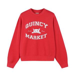 [폴햄]여성 코숏 소프트테리 빅그래픽 맨투맨 (PHE3TR2020)