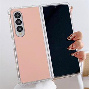 갤럭시Z폴드3 제트지 컬러 범퍼 젤리 거울 미러 핸드폰 케이스