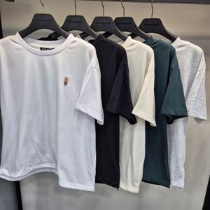 [나인마이너스투]리트머스 여성 곰자수 반팔 티셔츠 LO3TF611_SC