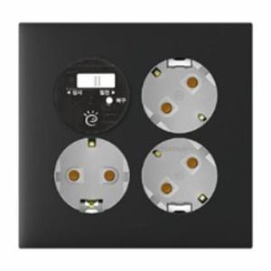 아펠라 블랙 대기전력 자동차단 콘센트 3구 르그랑