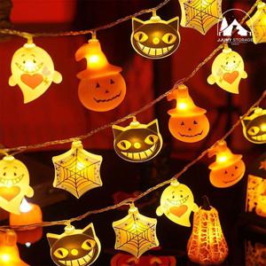 쭈니스토리지 할로윈 전구 믹스텐 장식 조명 파티용 줄전구 1.5M