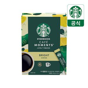 스타벅스 카페모먼트 스틱커피 70T 브라이트