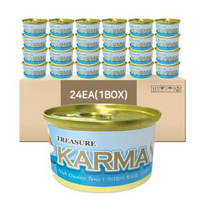 카르마 고양이캔 가다랑어+치어 80g 24개 1박스