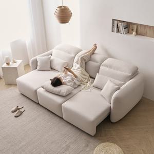 나무뜰 소프 4인용 패브릭 무빙 리클라이너 모션 소파 CNS503C (착불)