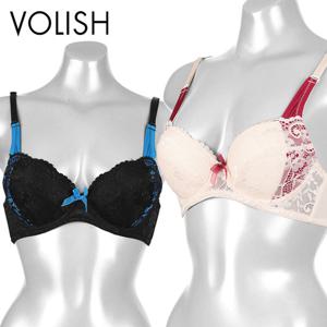 볼리쉬 클라르 여성 레이스 볼륨업 브라 2종 1032BR2