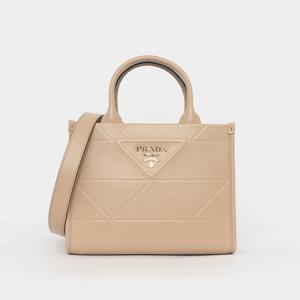 프라다 삼각로고 심볼 레더 스몰 여성 토트백 1BA396 ASK F0036