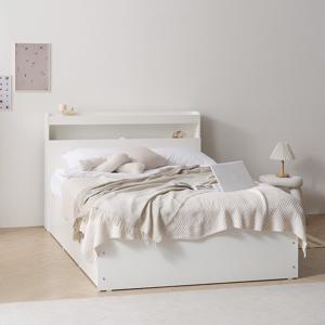 마르체 리움 통서랍 더블 수납침대+독립매트리스 BKC796C (착불)