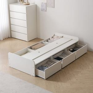 마르체 리움 낮은헤드 통서랍 수납 침대프레임 900S BKC756C (착불)