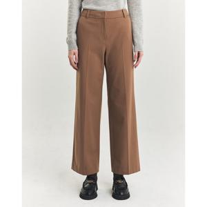 헤지스 여성 24FW 기모세미와이드 카멜베이지 슬랙스 HSPA4D905I2