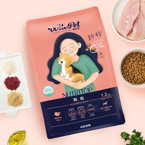 윌로펫 뉴트리탑 퍼피 1.2kg 소프트 강아지 사료