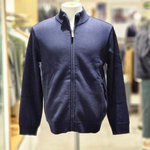 [트레몰로]TRNBC3W9501_융본딩 솔리드 집업가디건