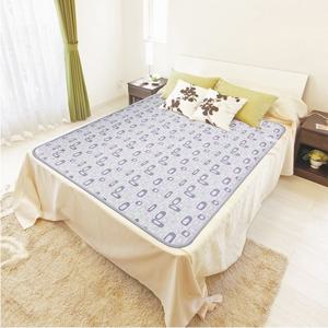 일월전기매트 극세사 투톤 카본매트 더블 2인용 워셔블 온열매트