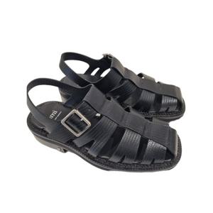 [아미(잡화)]USV300.AL0006 (리자드 레더 피셔맨 샌들)