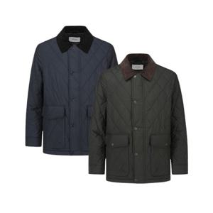 [에디션앤드지]다이아 퀼팅 사파리 점퍼 2컬러 NEE4FP1901