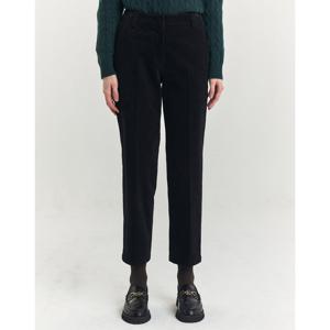헤지스 여성 24FW 가격인하코듀로이슬림핏 블랙 면혼방 팬츠 HSPA4D902BK