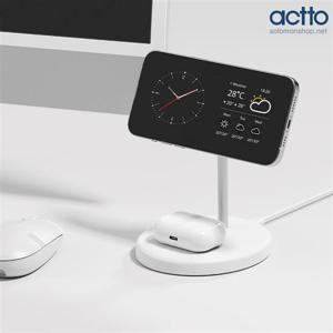 엑토 메이트 고속무선충전기 MTA-65 스마트폰 무선이어폰 동시충