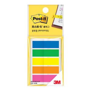 3M 포스트잇 플래그 분류용하이라이트683T5BGYOP 2개