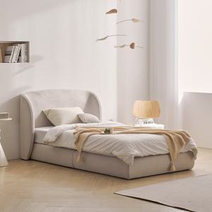 나무뜰 알로 패브릭 침대+9존 유로탑 포켓 매트리스 SS CNS507C (착불)