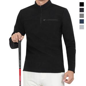 버팔로 골프 기모 반집업 방풍 긴팔 티셔츠 Model No_CGB4093