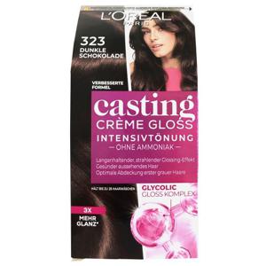 로레알 캐스팅 크림 글로스 염색약 다크 초콜릿 323