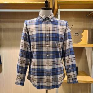 [올젠]ZOE4WC1302BL_빅체크 셔츠