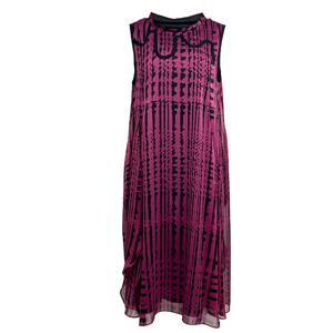 [데시데]자수패치 슬리브리스A라인 원피스 DOS428