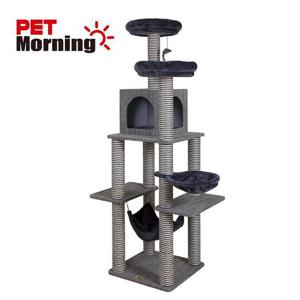 펫모닝 하이탑 하우스 해먹 직조캣타워 [PMC-CF422]