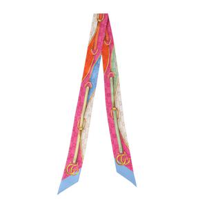 구찌 벨트 프린트 실크 넥 보우 790533-3G001-4972
