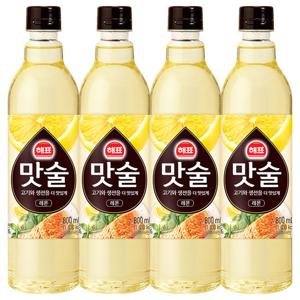 해표 맛술 레몬 800ml 4개