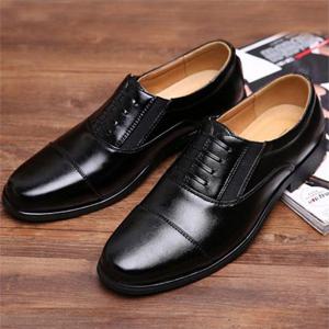 [라일리] Rly 남자 신사화 정장화 검은색 밴딩 캐주얼 정장 구두