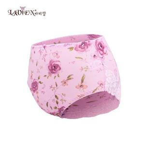 라비앙 꽃무늬나염 텐셀 노라인팬티 EPT2007