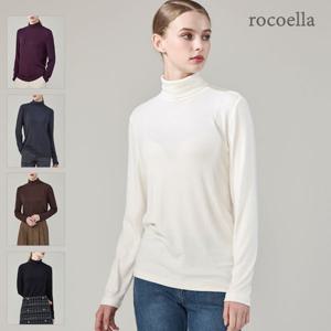 [로코엘라][로코엘라] 모그 캐시미어 모달 터틀넥 여성 풀오버
