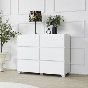 (착불)우아미가구 엘린 3단 6칸 서랍장 1000