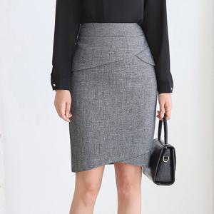 [한정/특가] [55~77]튤립라인 H라인 스커트_M2410SK094C