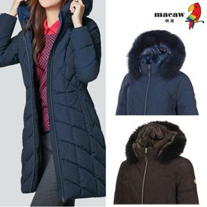 [마코] (여성)누빔퍼후드 구스다운 롱패딩 점퍼_MLW4DJ20