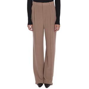 생로랑 여성 베이지 실크 슬랙스 806809 Y7I21 2141