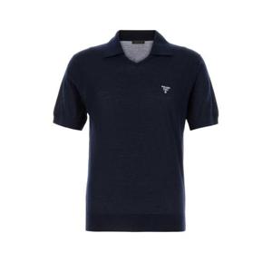 프라다 남성 네이비 폴로 반팔니트 UMB814SOOO1451 F0008