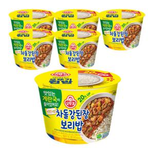 오뚜기 컵밥 차돌강된장보리밥(즉석국) 315g x 12 개입