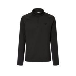 헤지스 골프 24FW 블랙 남성 조직감 반집업 하이넥 긴팔티 HUTS4D712BK