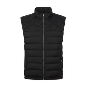 헤지스 골프 24FW 간절기필수템 블랙 남성 에센셜 구스다운 패딩베스트 HUJU4D702BK