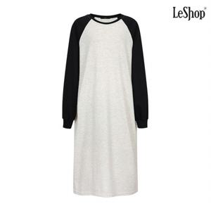 [르샵]나그랑 배색 롱 원피스 (DO3OW017A)